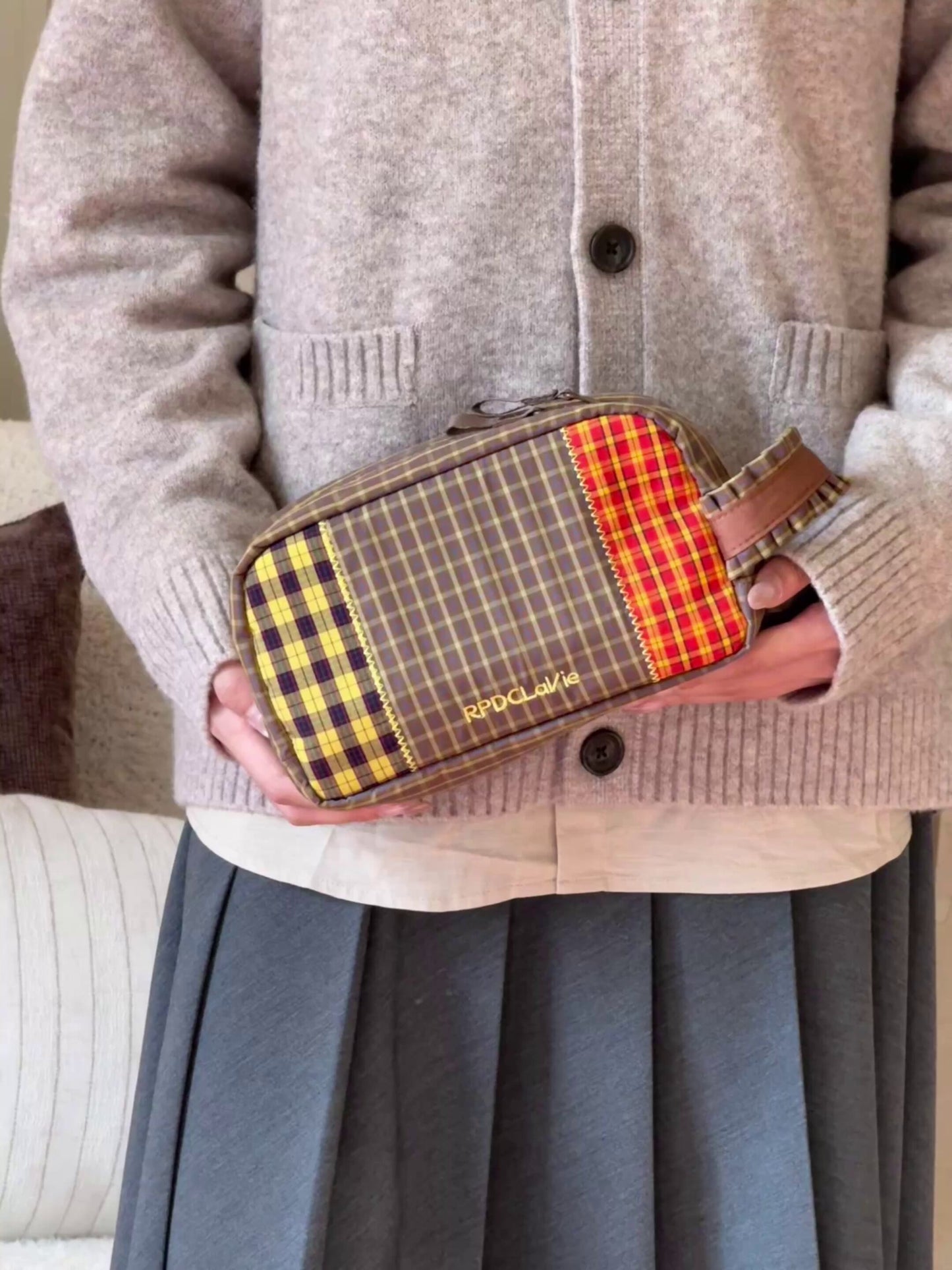 Polka Dot Daily Beauty Makeup Pouch