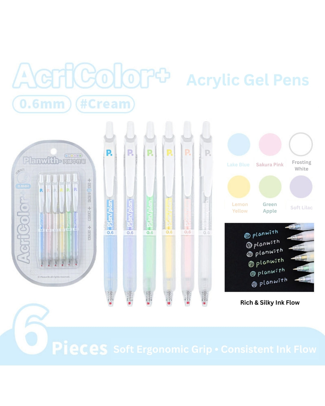 Acricolor Acrylic Gel Pen Set