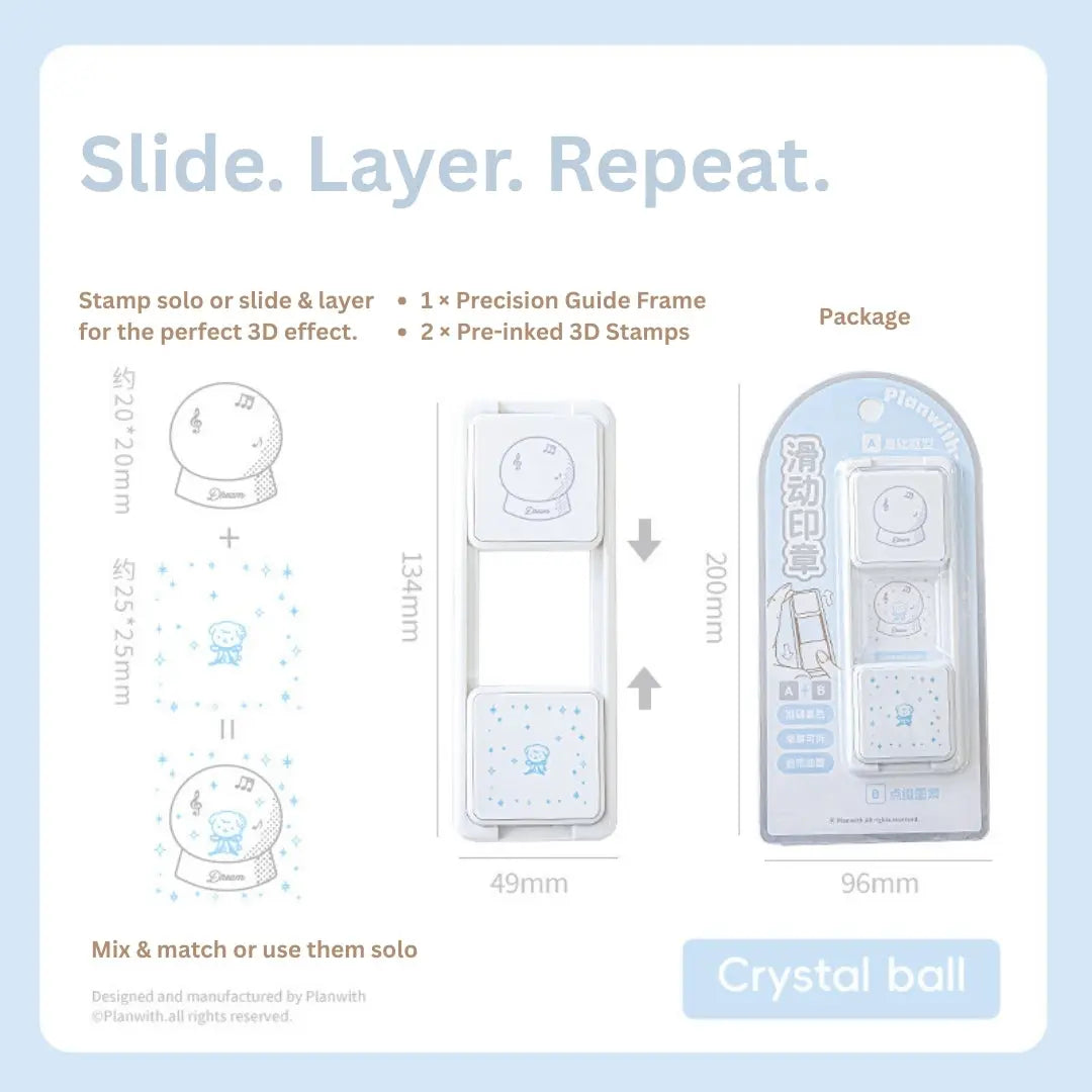 The Infinity Glide Precision Layering Stamp Set ChicChoi