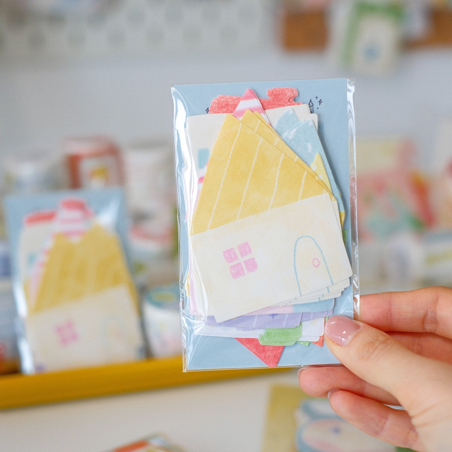 Cozy House Aesthetic Memo Pad Set