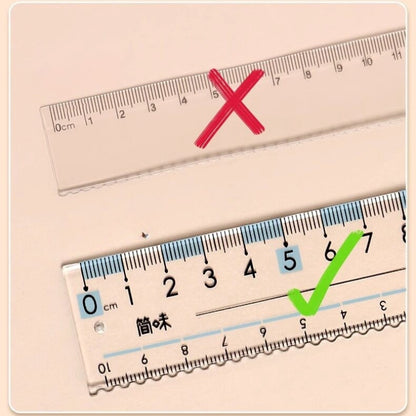 Eye-Ease Flow Clear Anti-Fatigue Ruler (15cm & 20cm)