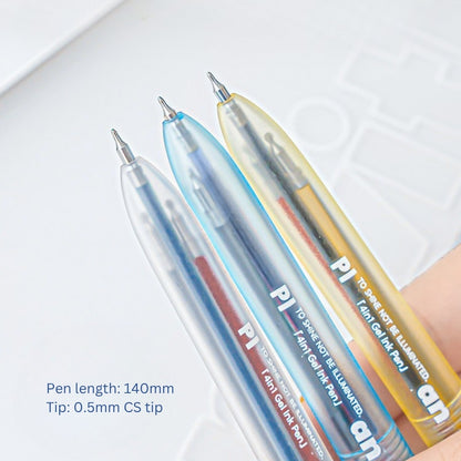 Transparent Frosted Mindflow 4-in-1 Stress-Relief Pen