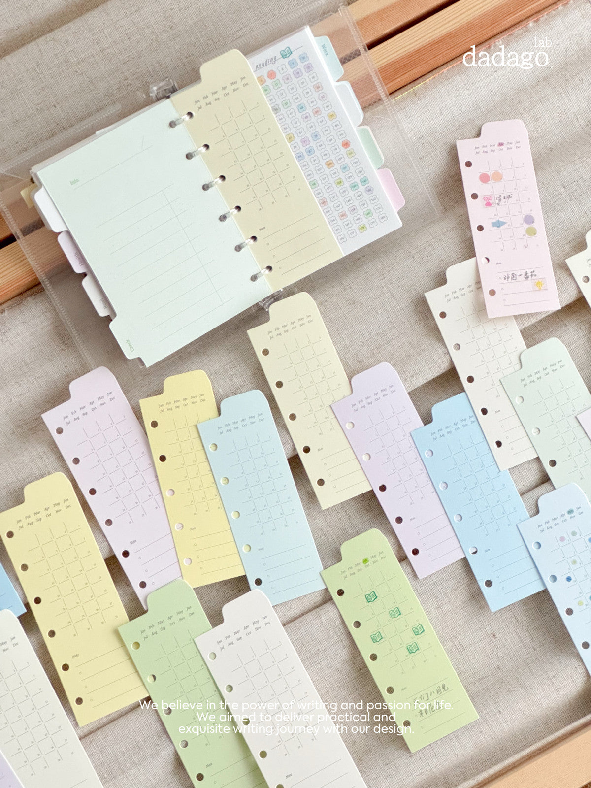 Peeking Views Half-Page Index Divider Set, M5/A7/A6