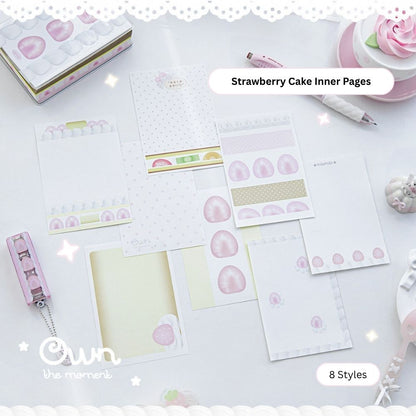 Strawberry Cake Edge-Gilded A7 Journal & Memo Pad