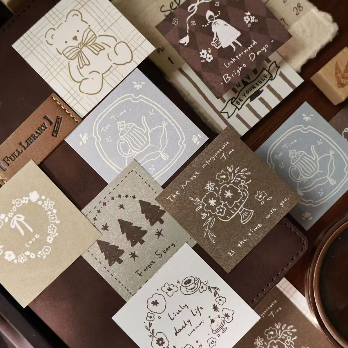Retro Fairytale Salt-Style Note Paper Pack