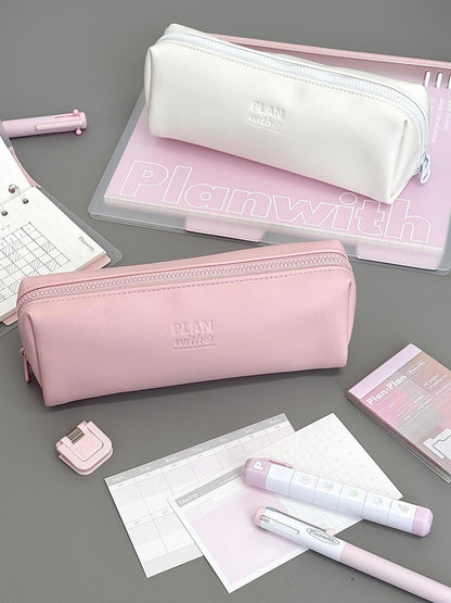 Leather Soft-Open Pencil Case