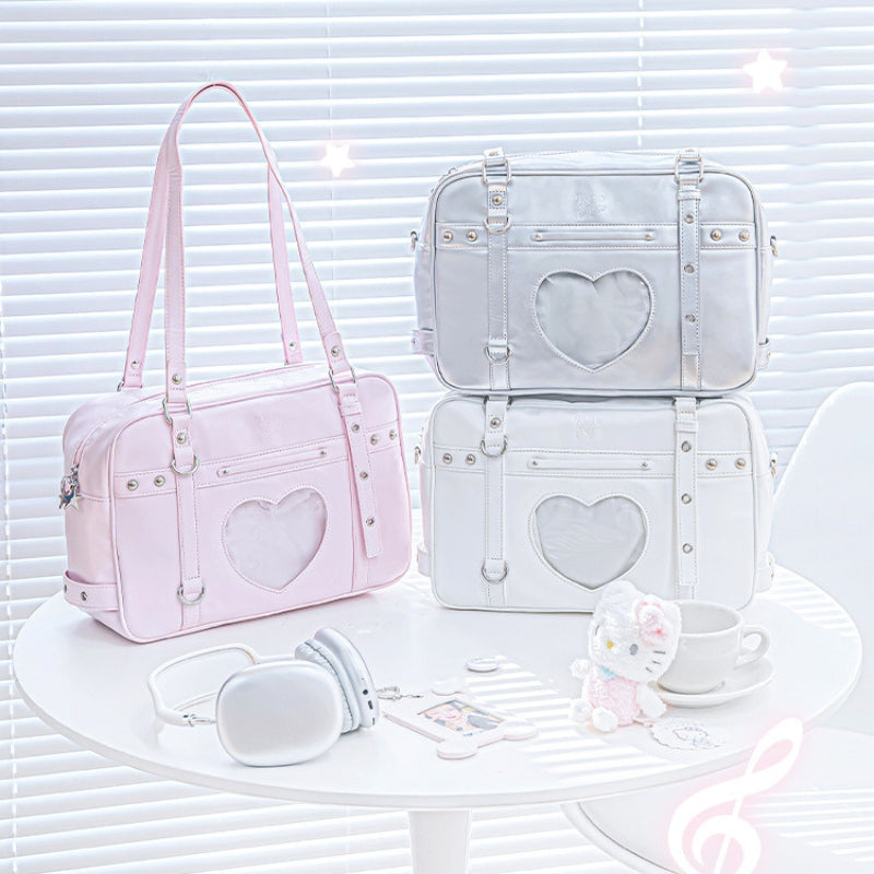 Cyber-Chic Crossbody Shoulder Ita Bag