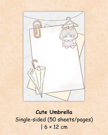 Original Rainy Season Memo Pad Set
