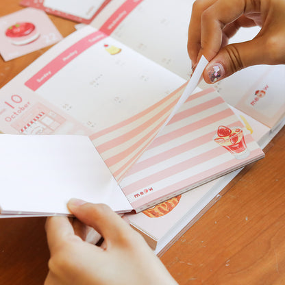 [Original] Strawberry Dining Car Dessert A7 Notepads