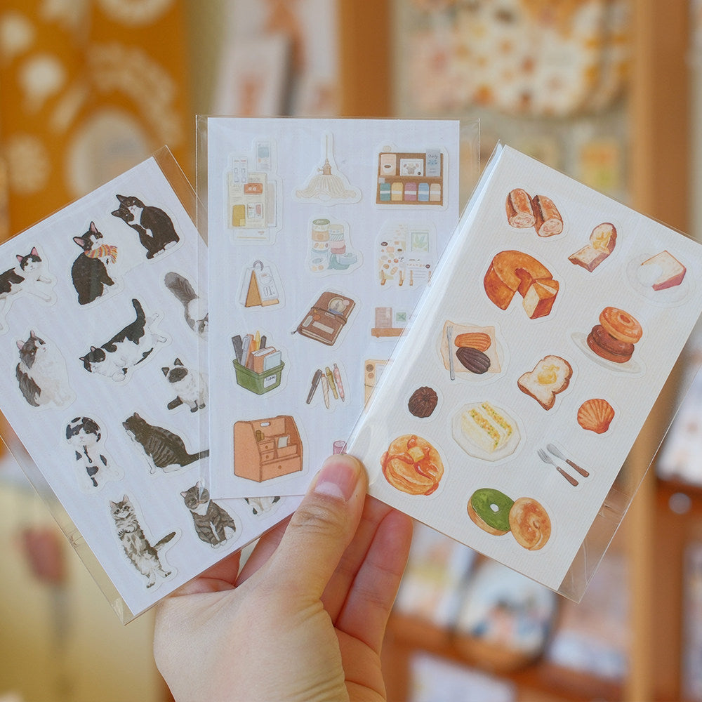 Cozy Moments Illustrated Washi Sticker Set