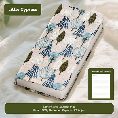 Spring Pulse A6 Floral Embroidered Handheld Notebook