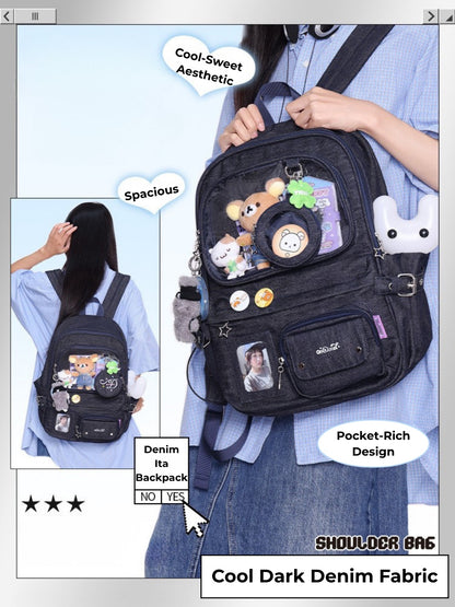 Dark Denim Ita Backpack