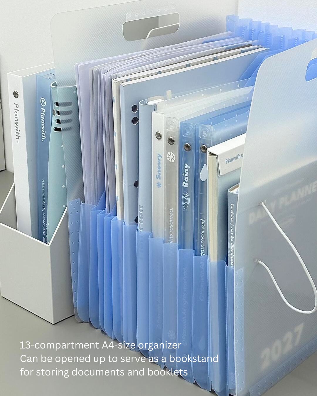 Portable Standing Accordion Folder