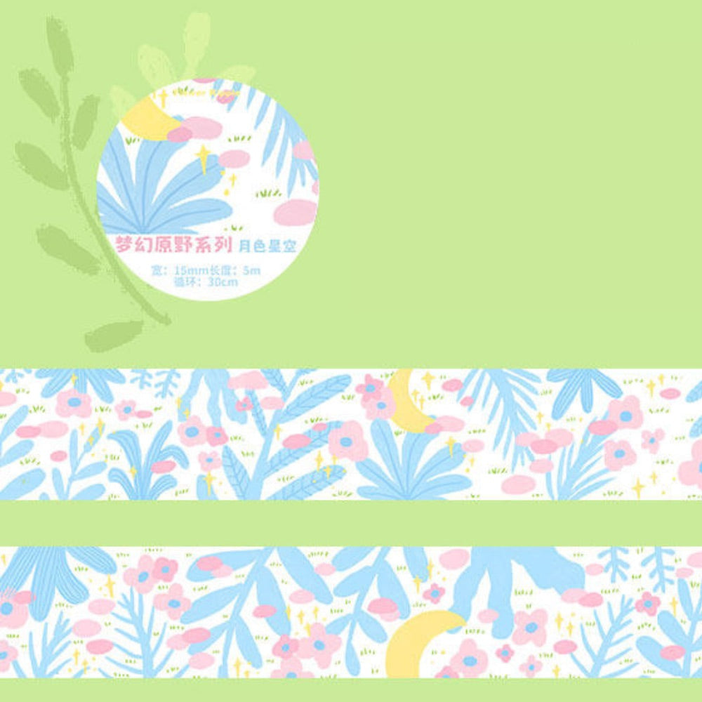 Dreamy Wilderness Series Shimmering Washi Tape