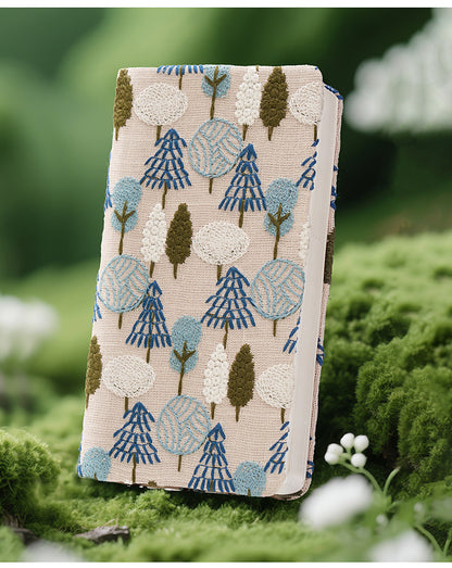 Spring Pulse A6 Floral Embroidered Handheld Notebook