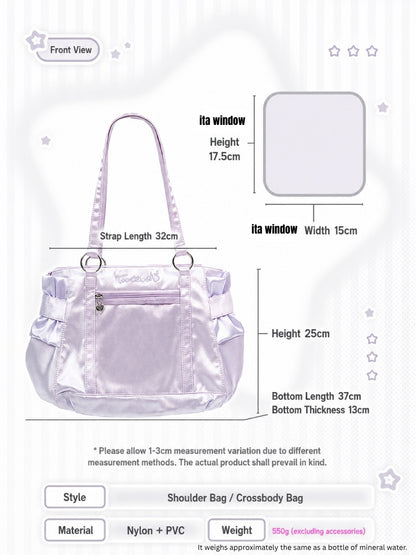 Satin Dream K-Pop Ita Crossbody & Shoulder Bag – Fan Support Essentials