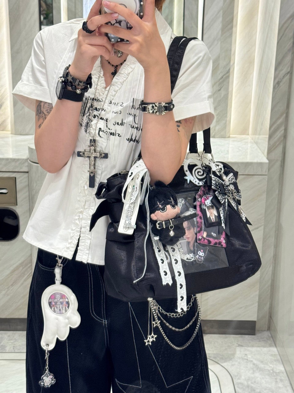 Satin Dream K-Pop Ita Crossbody & Shoulder Bag – Fan Support Essentials