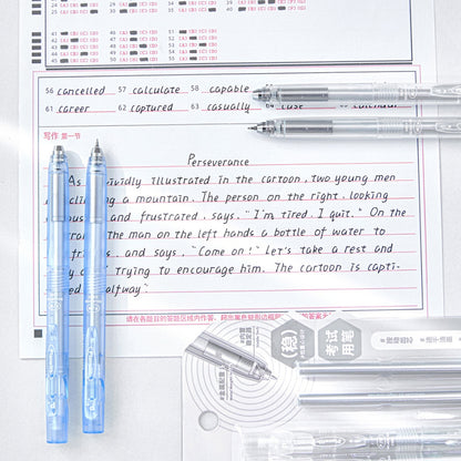 Low Gravity Efficiency Gel Pen Set, 0.5mm Black