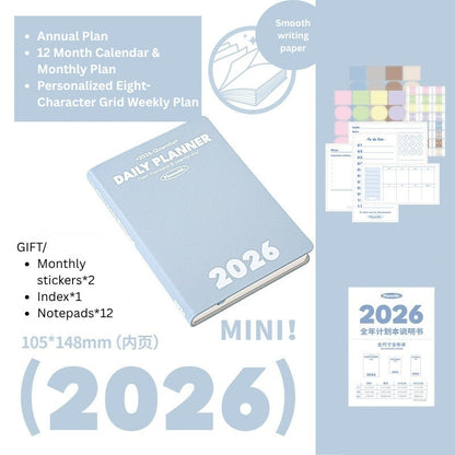 2026 Plan Smarter Daily Planner (A6 & Slim)