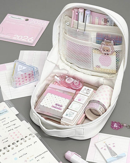 Journal Transit Aesthetic L-Shaped Stationery Pouch