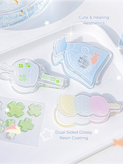 Fresh Spring Series Acrylic Cute Organizer Clips