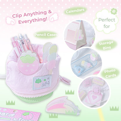 Fresh Spring Series Acrylic Cute Organizer Clips