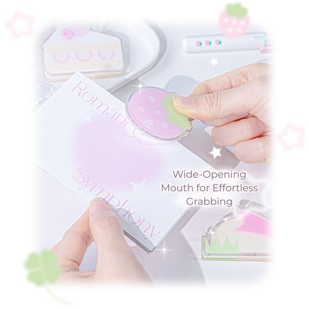 Fresh Spring Series Acrylic Cute Organizer Clips