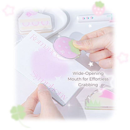 Fresh Spring Series Acrylic Cute Organizer Clips