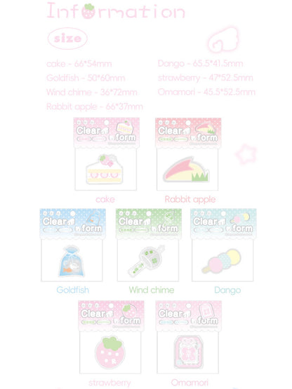Fresh Spring Series Acrylic Cute Organizer Clips