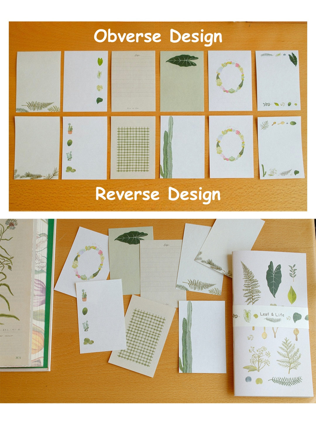 Botanical Mixed-Paper TN Journal & M5 Memo Pad
