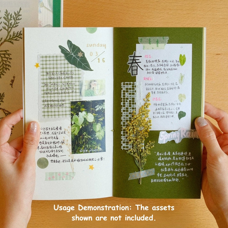 Botanical Mixed-Paper TN Journal & M5 Memo Pad