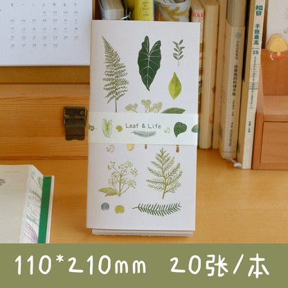 Botanical Mixed-Paper TN Journal & M5 Memo Pad