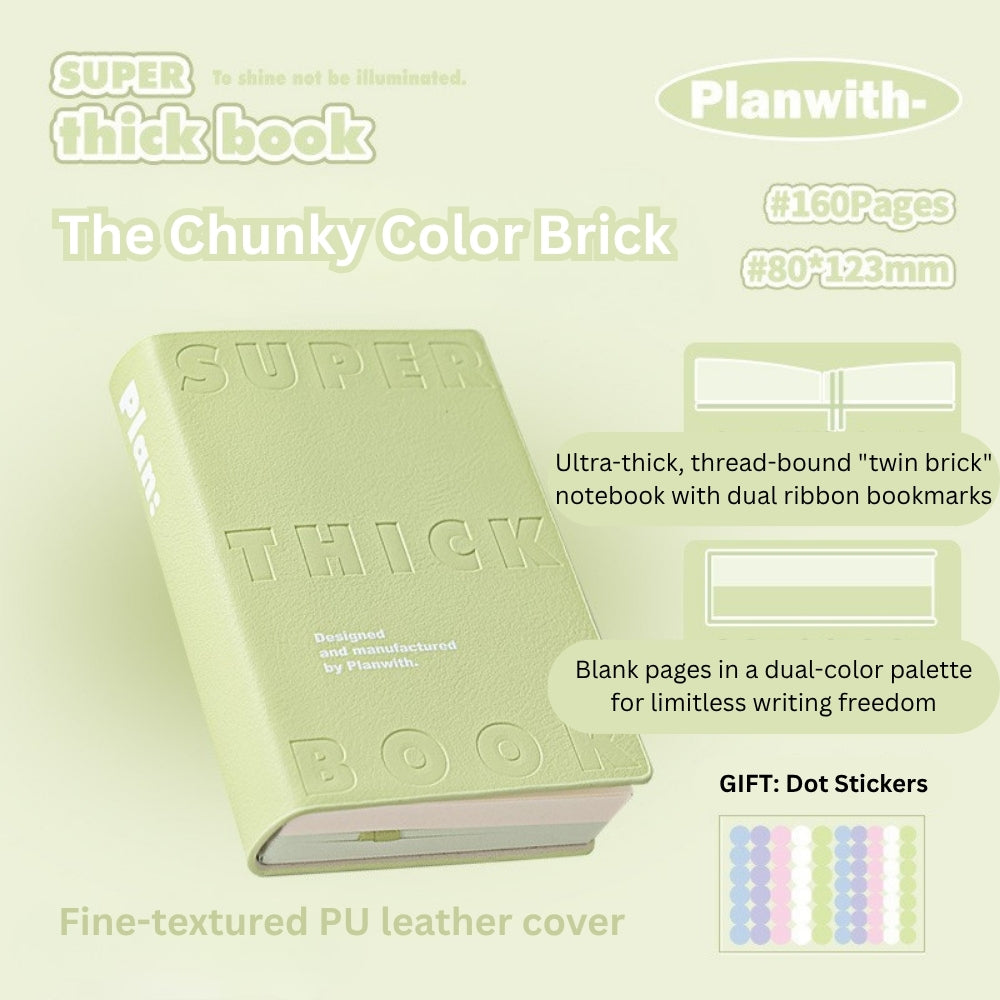 Chunky Color Brick Pocket Journal