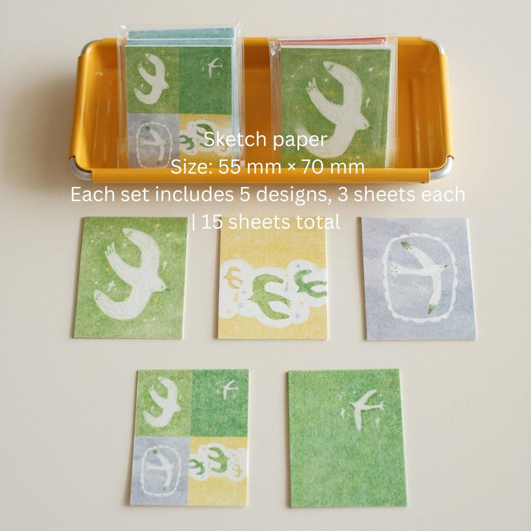 Flying Birds Memo Pad Sets