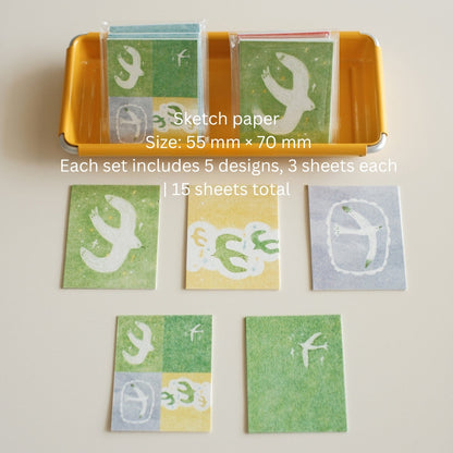 Flying Birds Memo Pad Sets