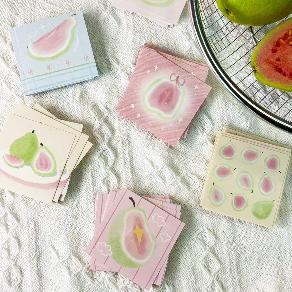 Guava Rush Mini Memo Pad Set