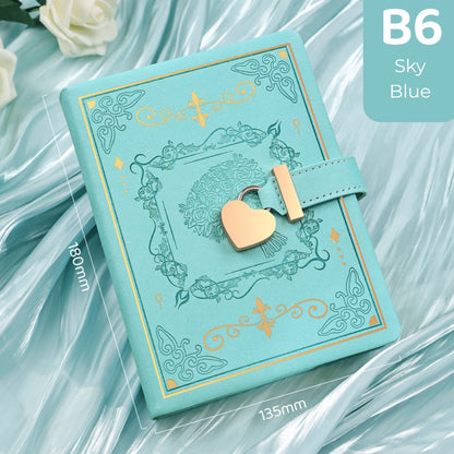 Heart Lock Journal B6 Secret Diary