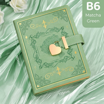 Heart Lock Journal B6 Secret Diary
