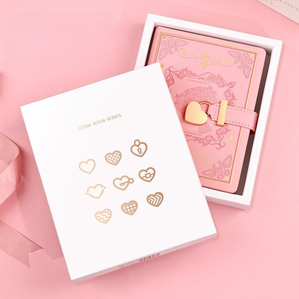 Heart Lock Journal B6 Secret Diary