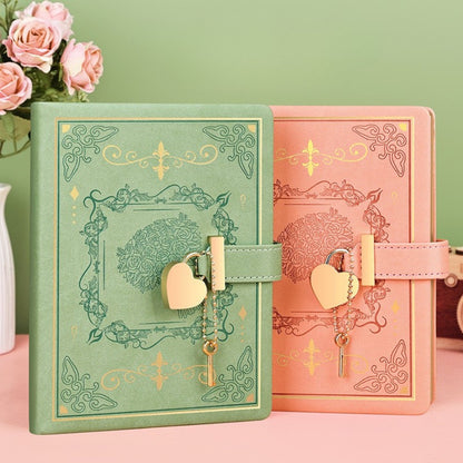 Heart Lock Journal B6 Secret Diary