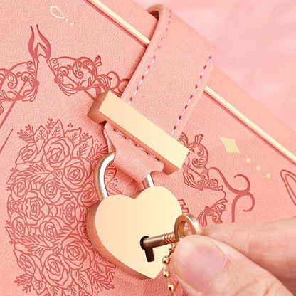 Heart Lock Journal B6 Secret Diary