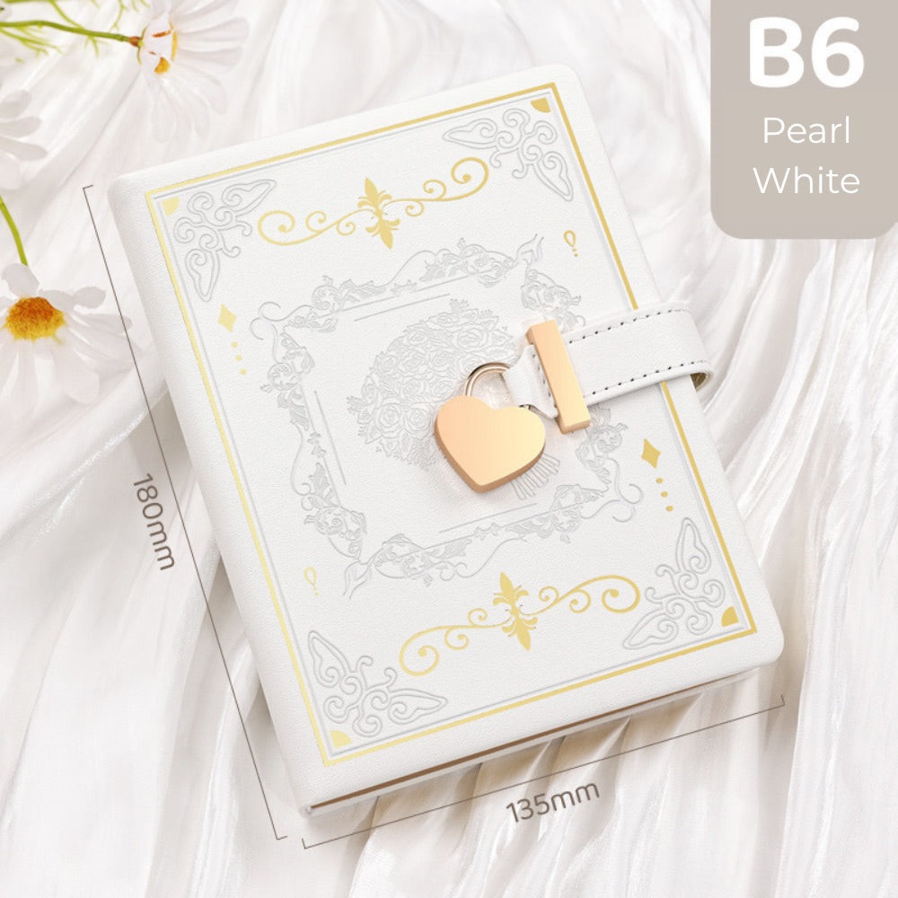 Heart Lock Journal B6 Secret Diary