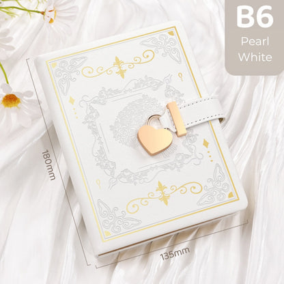 Heart Lock Journal B6 Secret Diary