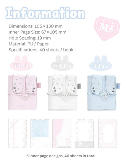 Bunny Ears M5 Binder Journal