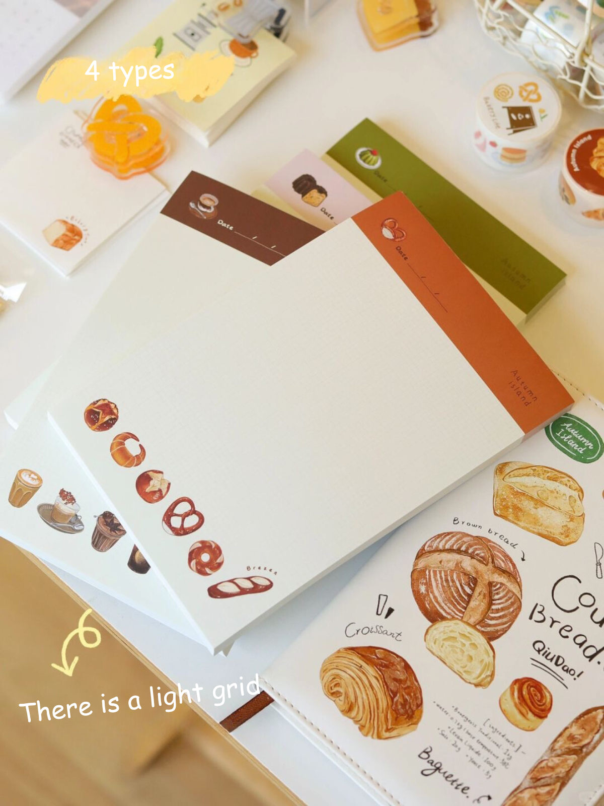 A5 Afternoon Tea Collection Notepads, 100p