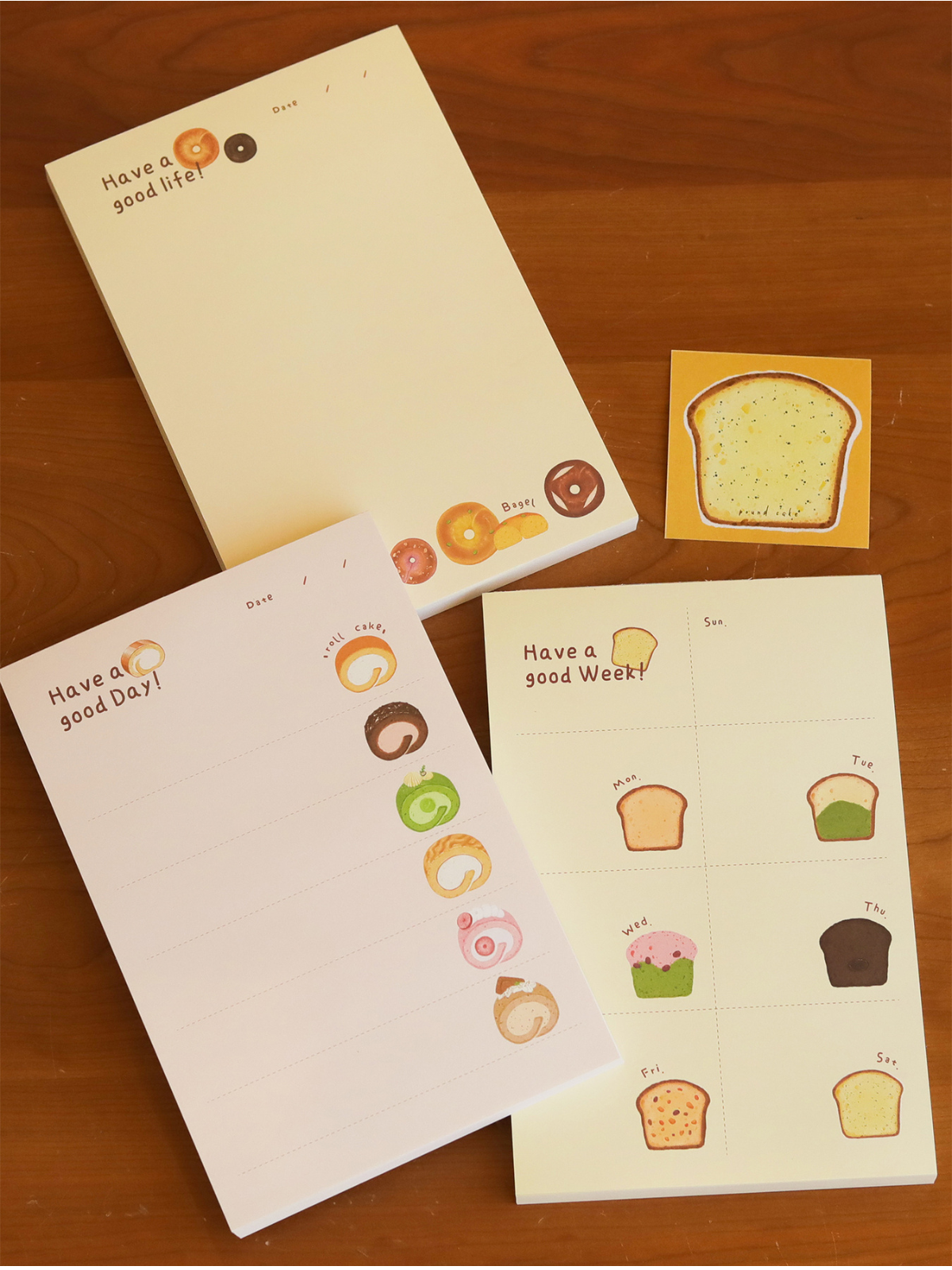 Dessert A5 Notepad, Planner