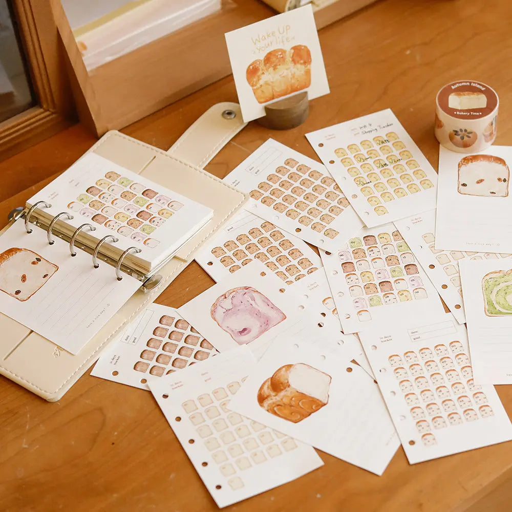 Toast Tracking Card Original Design M5 A7 A6 Loose leaf Refill Pages