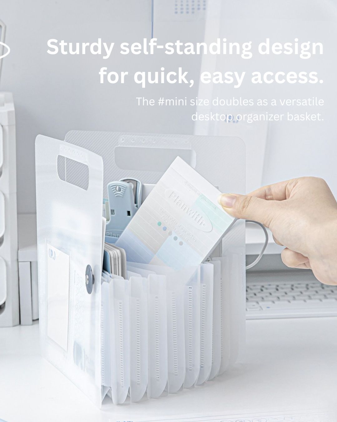 Portable Standing Accordion Folder