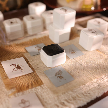 Original Cute Girl 4-in-1 Photosensitive Stamp Set