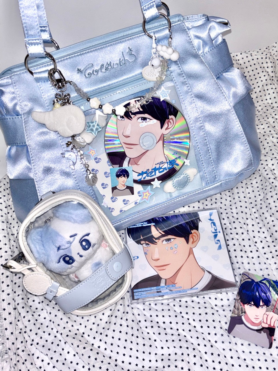 Satin Dream K-Pop Ita Crossbody & Shoulder Bag – Fan Support Essentials